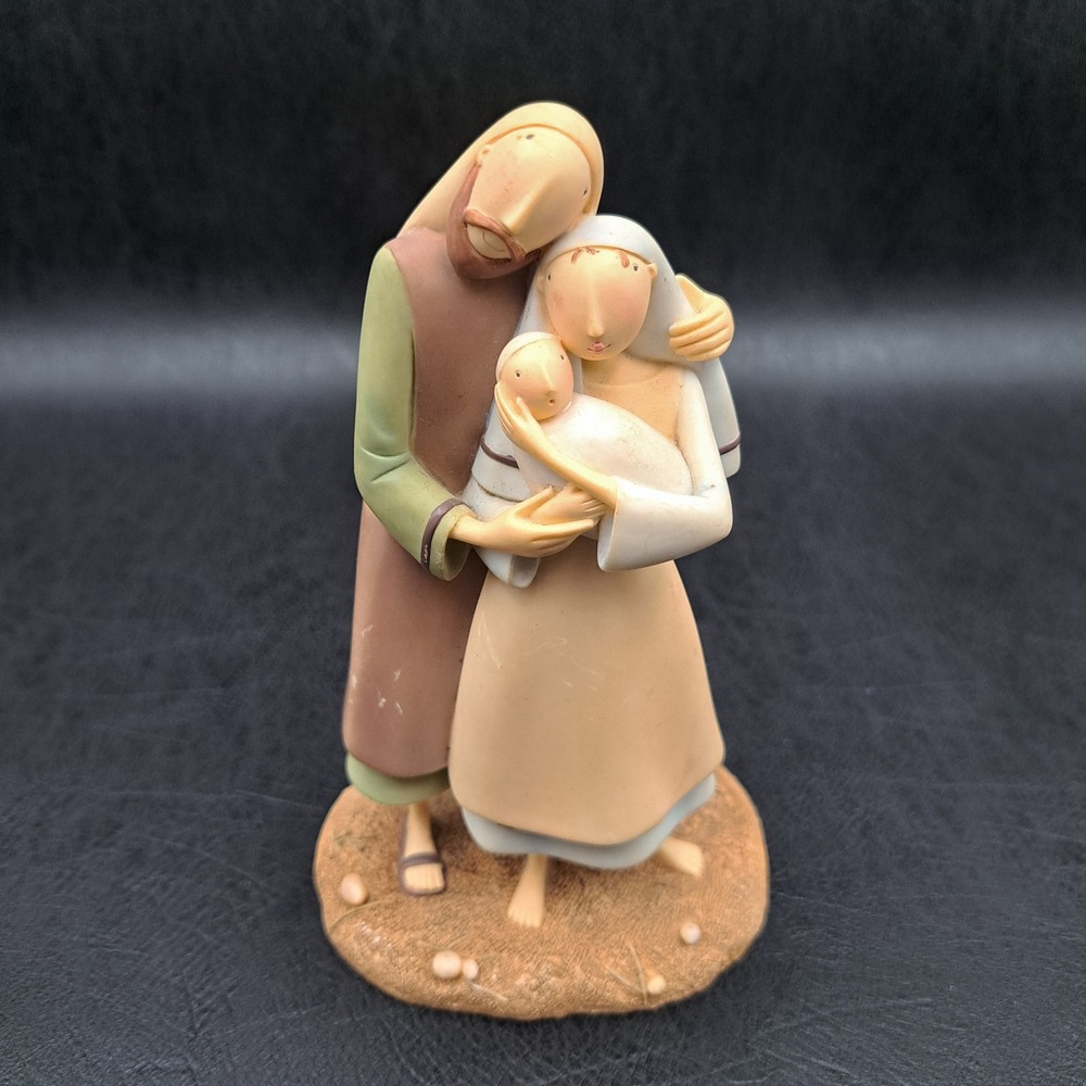 Demdaco Pure of Heart Holy Family Figurine Claire Stoner 2005 Nativity Resin